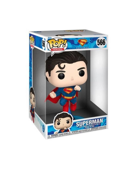 Superman (2025 Movie) – Superman Flying Jumbo 10-Inch Funko Pop! Vinyl Figure #566