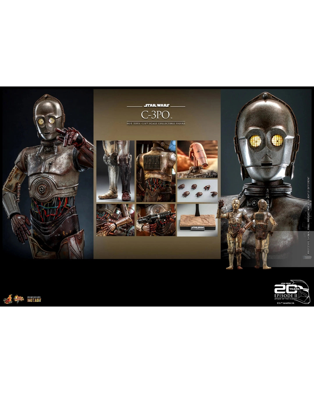 C3PO Sixth Scale Figure by Hot Toys