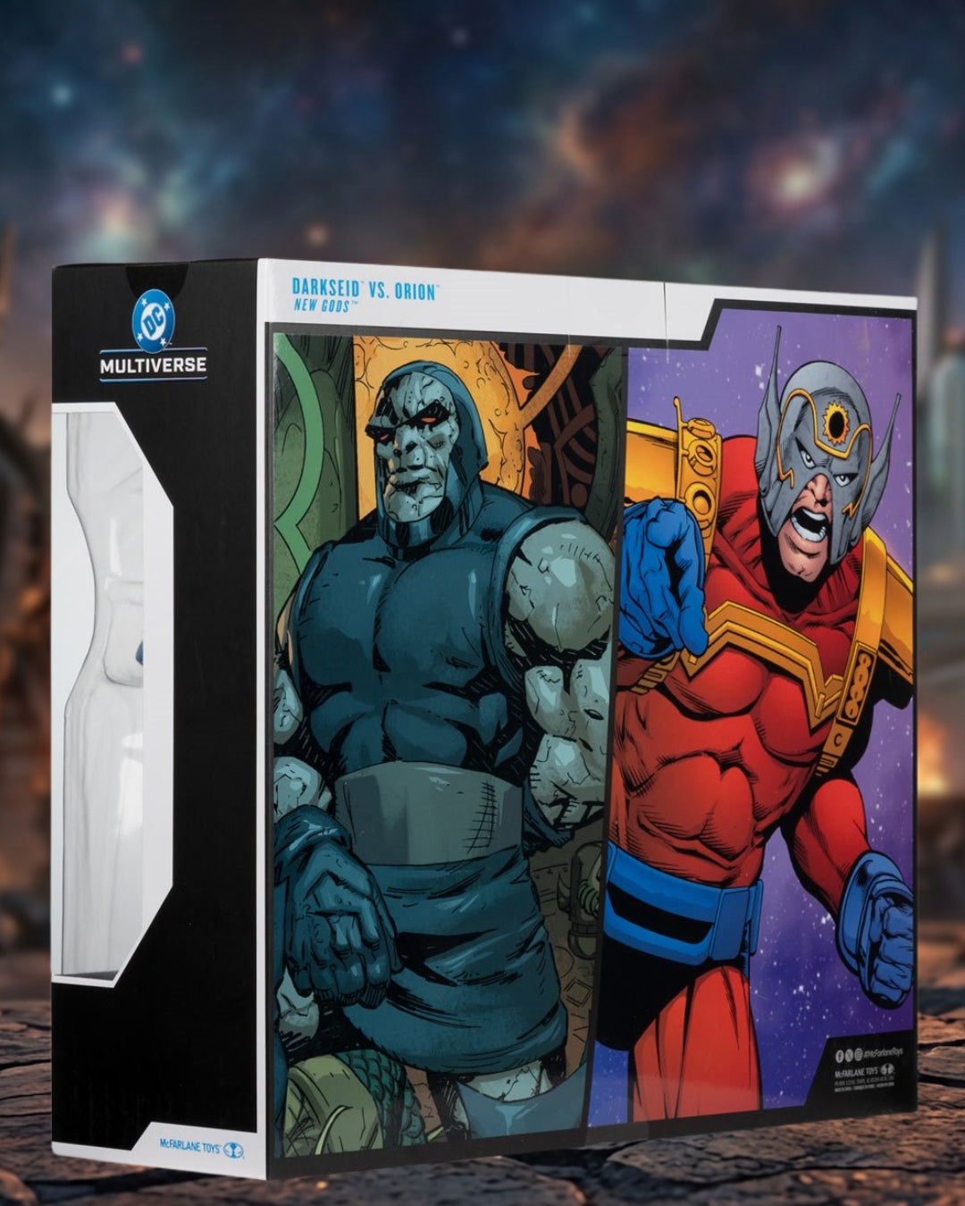DC Multiverse Darkseid vs. Orion 7-Inch Scale and Megafig Action Figure 2-Pack