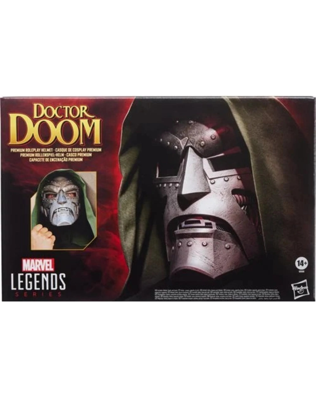 Ready to Ship!! – Fantastic Four Marvel Legends Doctor Doom Premium Roleplay Helmet Prop Replica