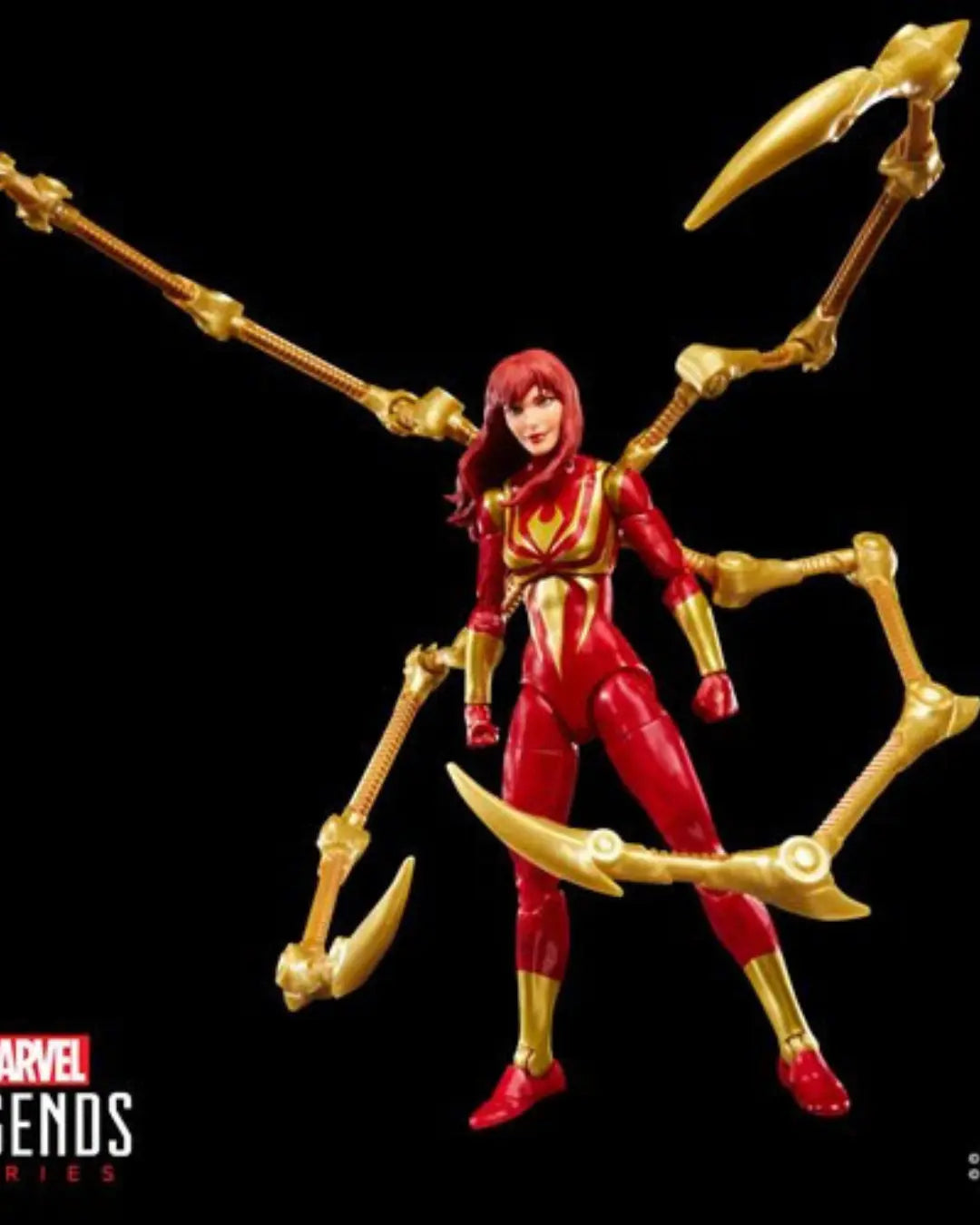 Spider-Man Marvel Legends Magic: The Gathering Mary Jane Watson (Iron Spider) 6-Inch Action Figure By Hasbro
