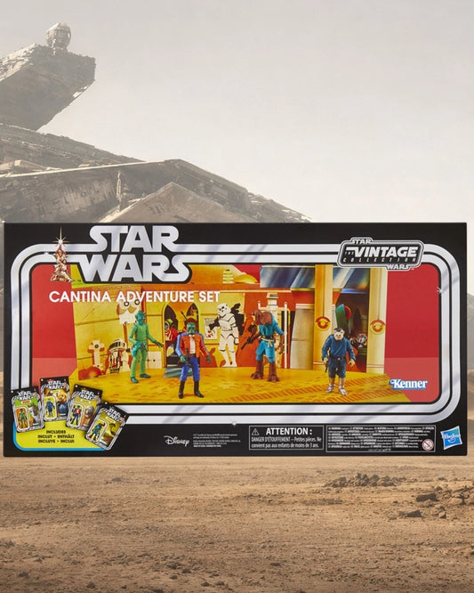 Star Wars The Vintage Collection Cantina Adventure Set 3 3/4-Inch Action Figure 4-Pack | Hasbro