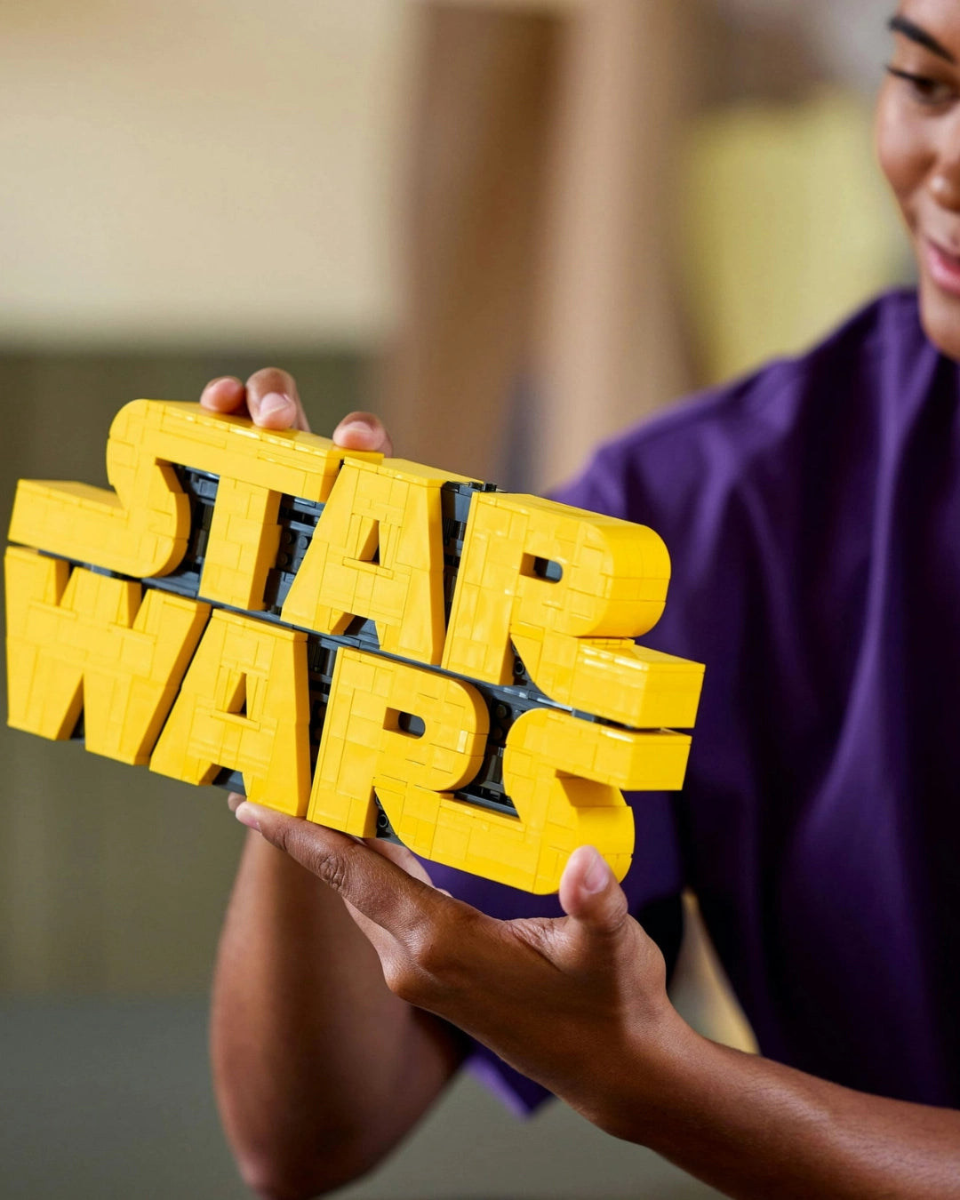 LEGO® Star Wars Brick-Built Star Wars Logo Sign (75407) By LEGO | Star Wars Collectible Display Set