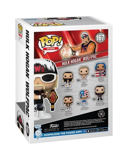 Pre-Order (Est. Arrival: January 2026) – WWE Hulk Hogan Wolfpac Funko Pop! Vinyl Figure #167