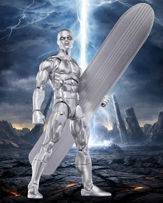 Fantastic Four Marvel Legends Series Silver Surfer 6-Inch Action Figure | Hasbro