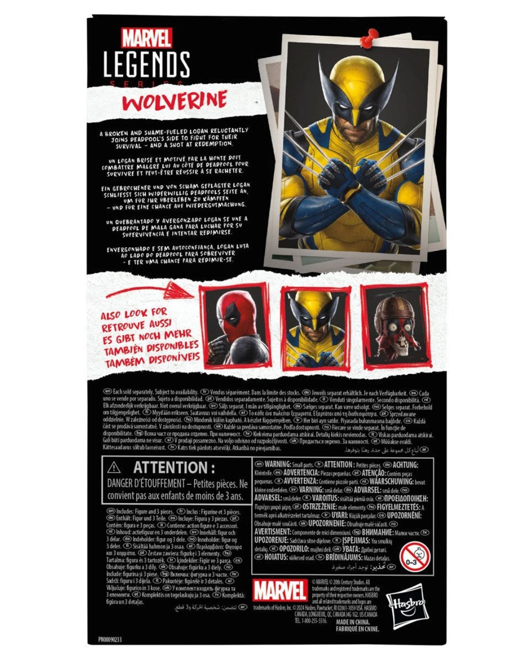 Deadpool & Wolverine Marvel Legends / Wolverine 6-Inch Action Figure