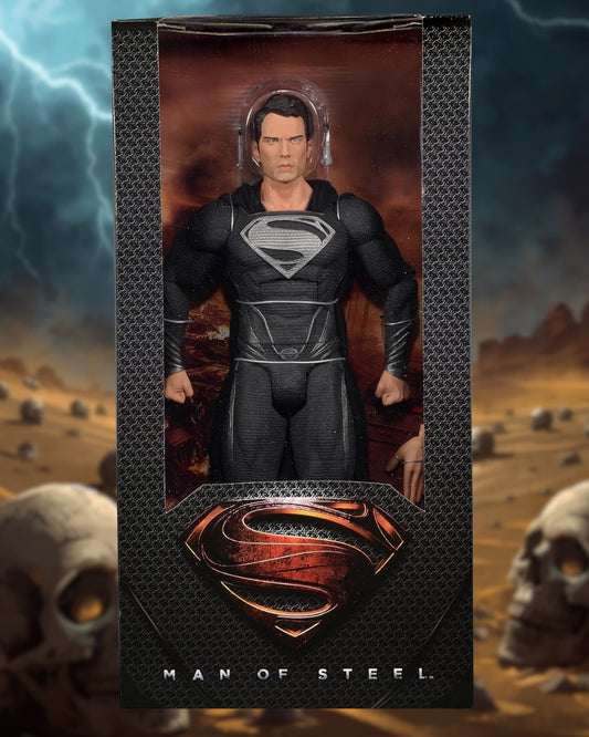 Superman Man of Steel Black Suit 1:4 Scale Action Figure
