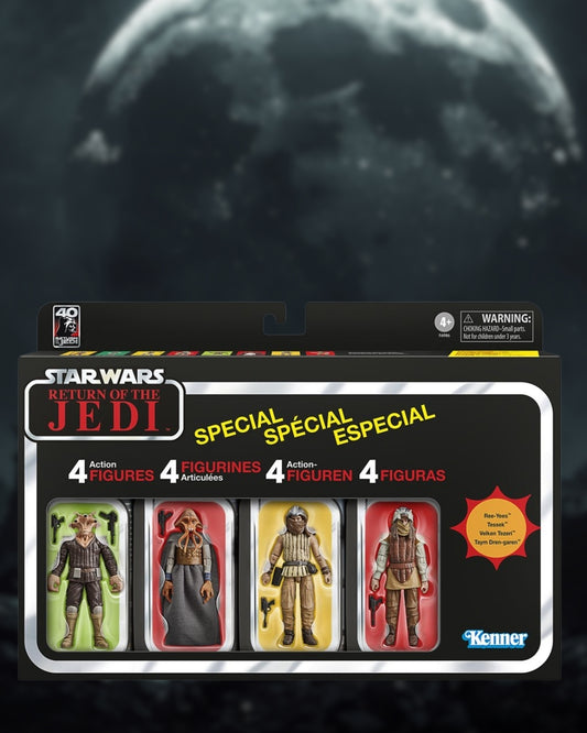 Star Wars The Vintage Collection Jabba’s Court Denizens – 3 3/4-Inch Action Figures 4-Pack