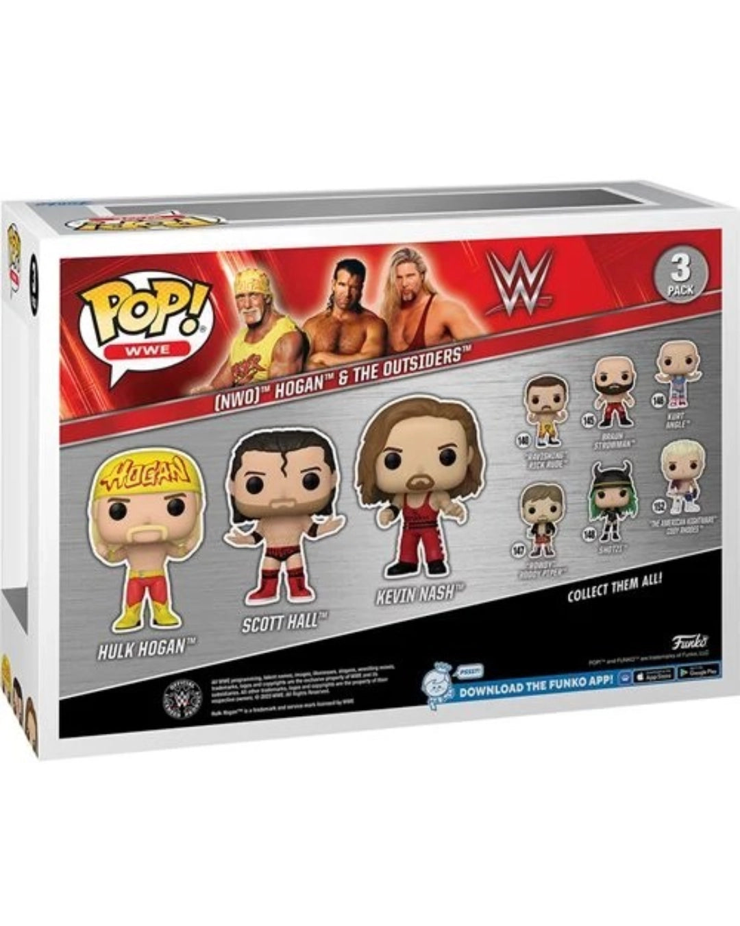 Pre-Order (Est. Arrival: January 2026) – WWE (NWO) Hogan & The Outsiders Funko Pop! Vinyl Figure 3-Pack