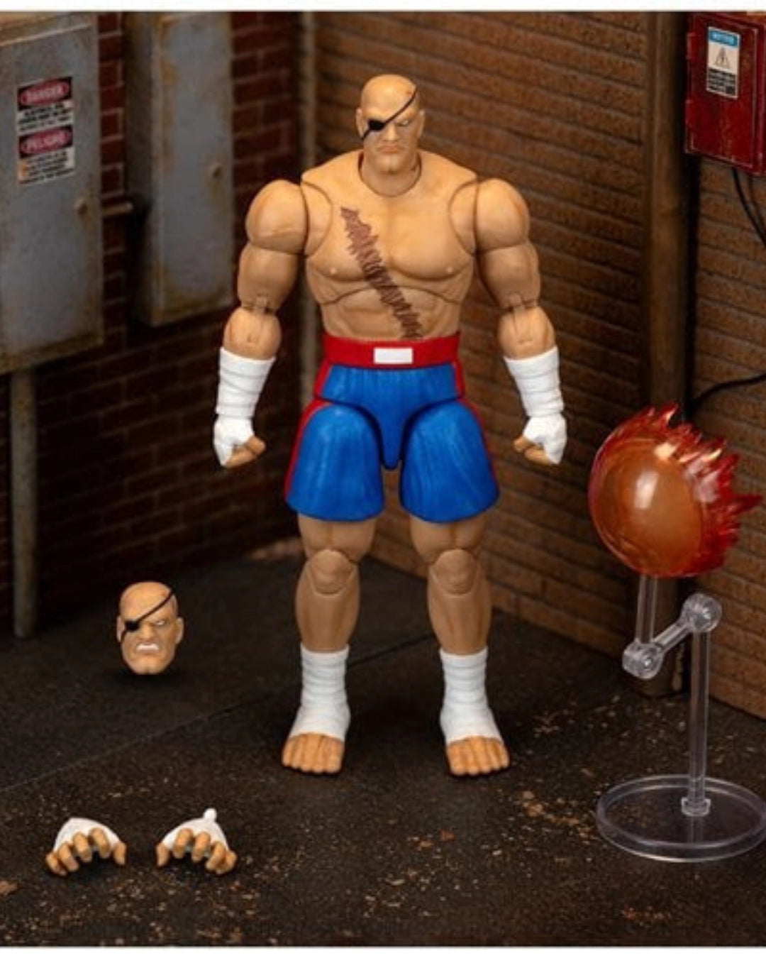 Ultra Street Fighter II Sagat 6-Inch Scale Deluxe Action Figure by Jada Toys