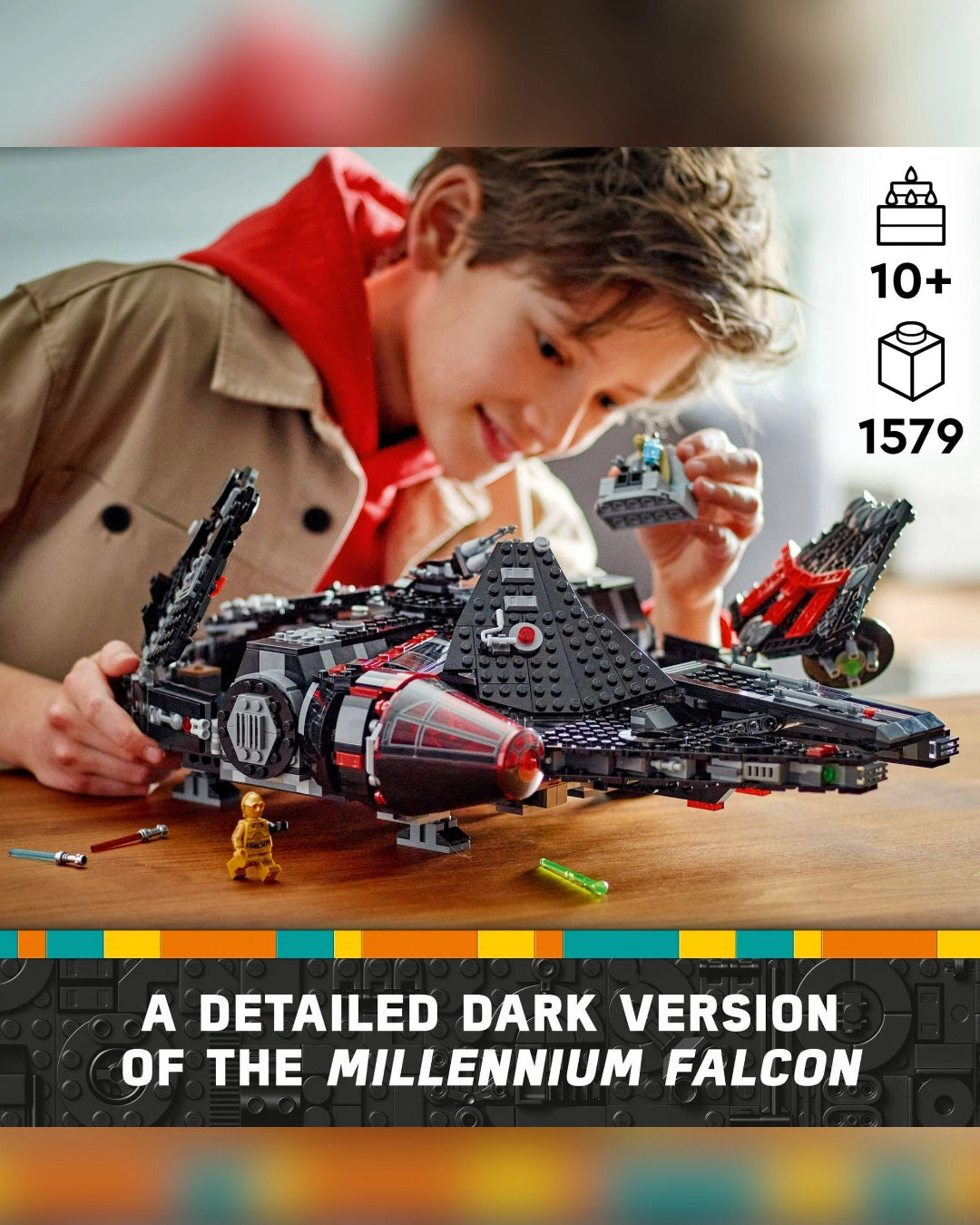 LEGO® Star Wars The Dark Falcon (75389) By LEGO | Star Wars Rebuild the Galaxy Collection