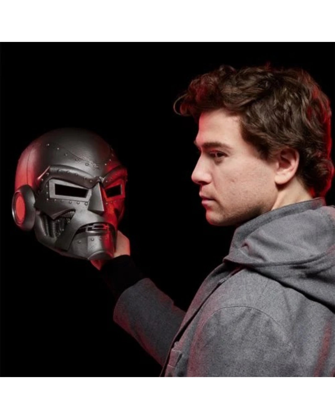 Ready to Ship!! – Fantastic Four Marvel Legends Doctor Doom Premium Roleplay Helmet Prop Replica