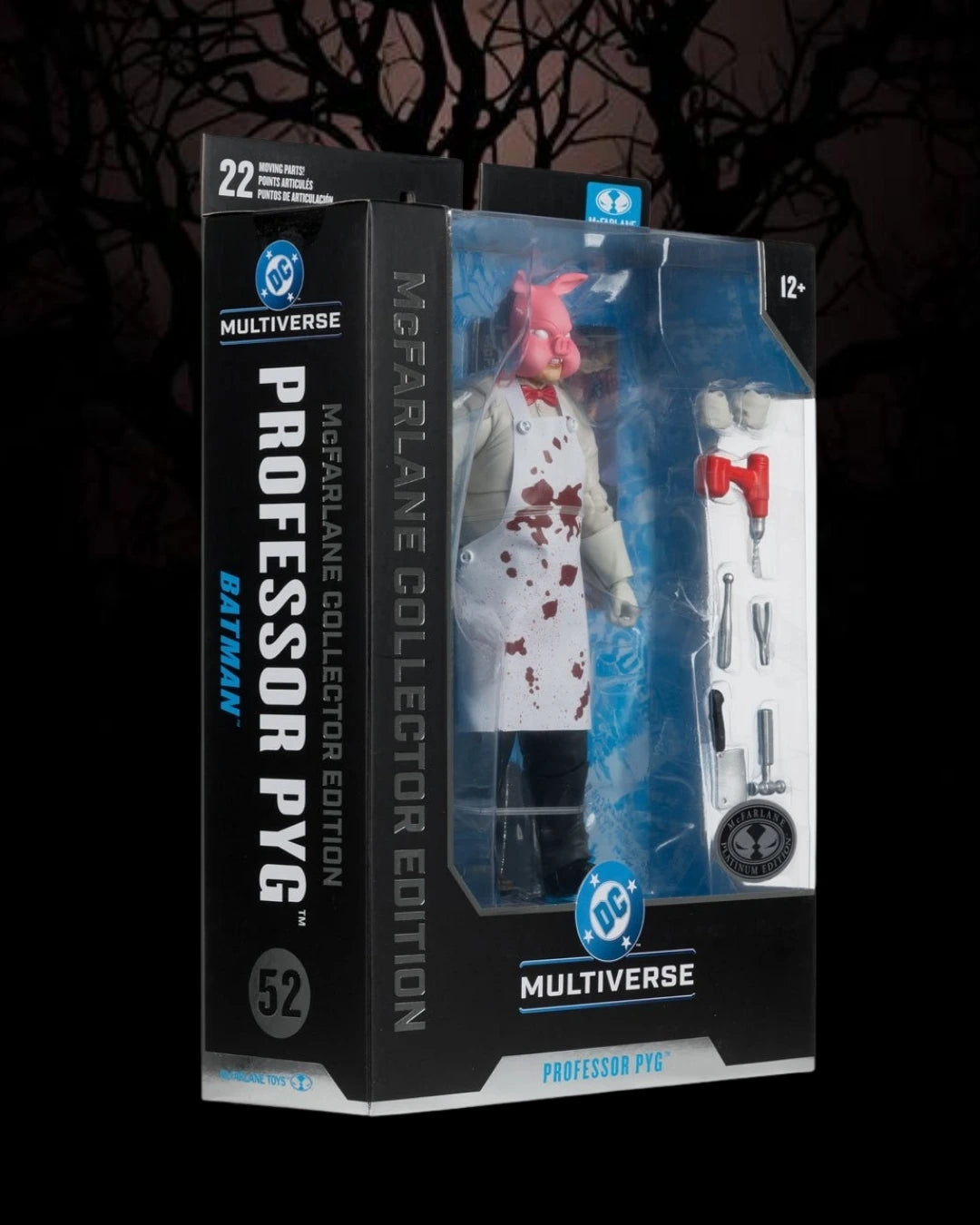 DC McFarlane Collector Edition Professor Pyg Batman 7-Inch Scale Action Figure (Platinum Edition) | McFarlane Toys