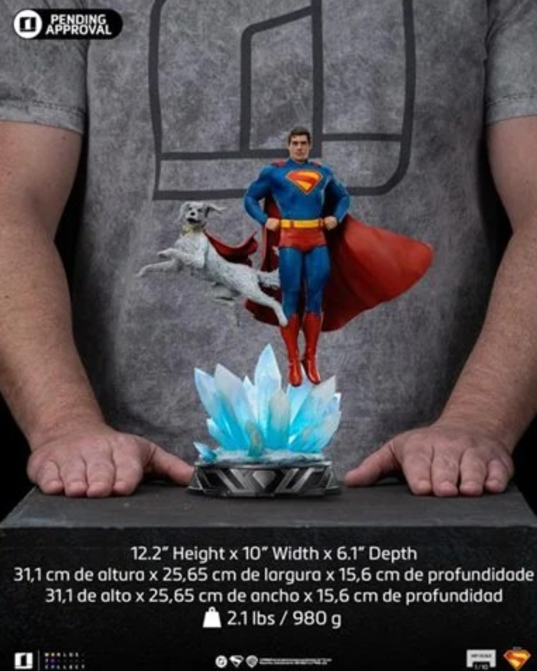 Pre-Order (Est. Arrival: November 2025) Superman and Krypto 1:10 Art Scale Limited Edition Statue