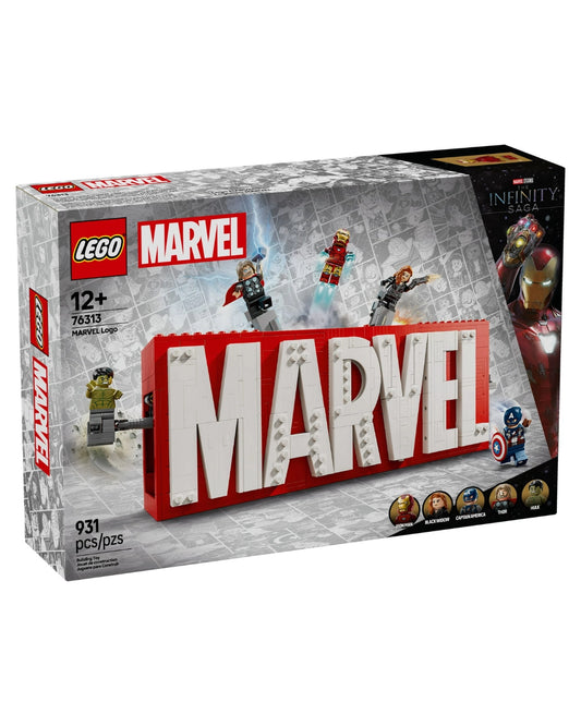 LEGO® MARVEL Logo & Minifigures (76313) By LEGO | Marvel Avengers Collection