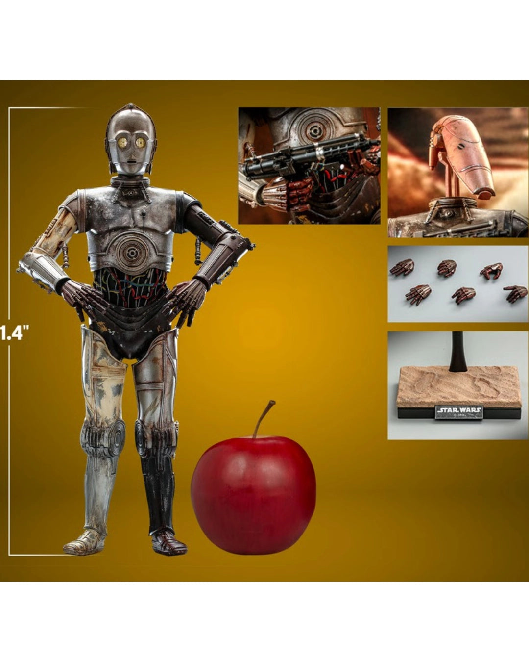 C3PO Sixth Scale Figure by Hot Toys