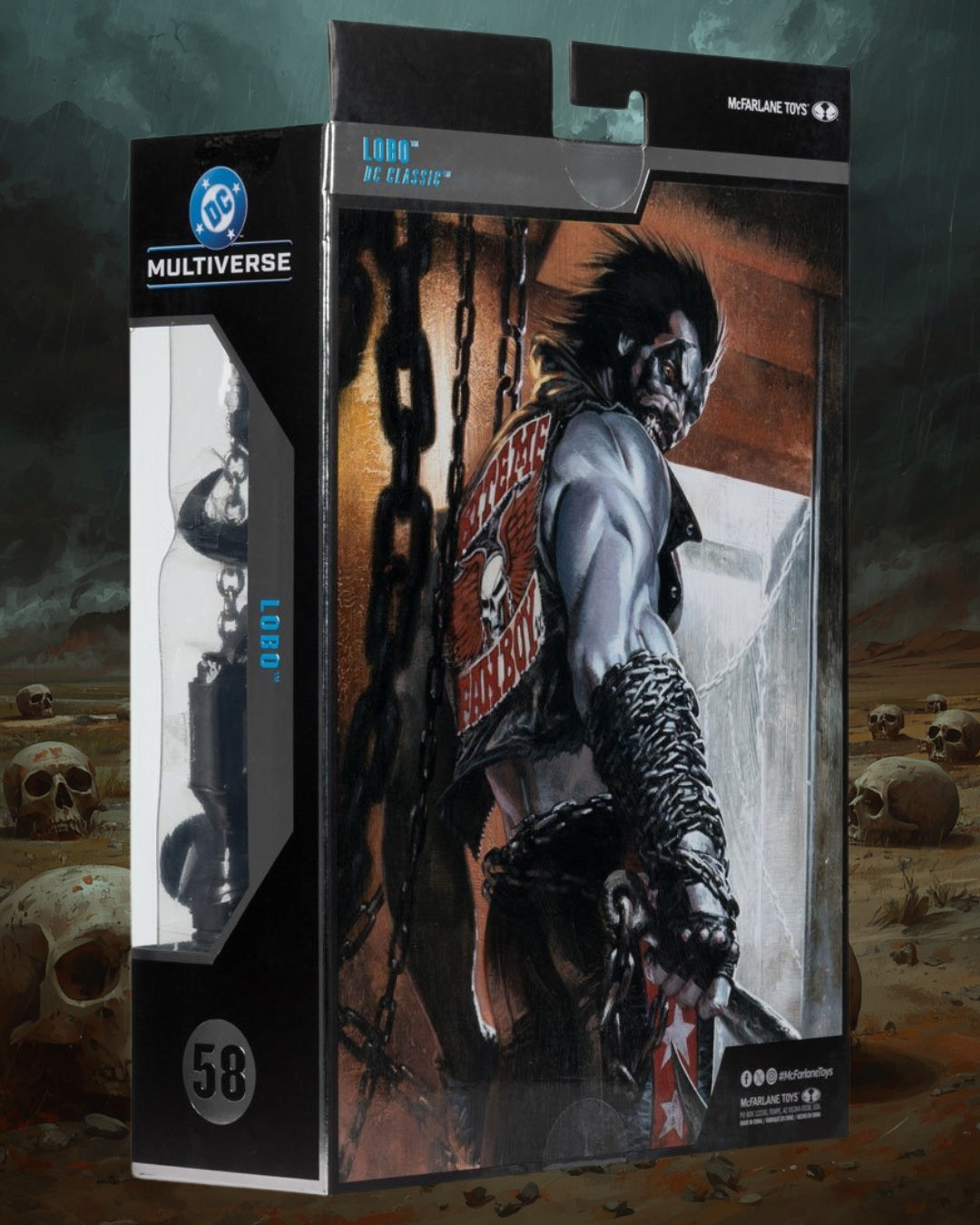 DC Multiverse McFarlane Collector Edition Chase Variant Lobo DC Classic #58 7-Inch Scale Action Figure