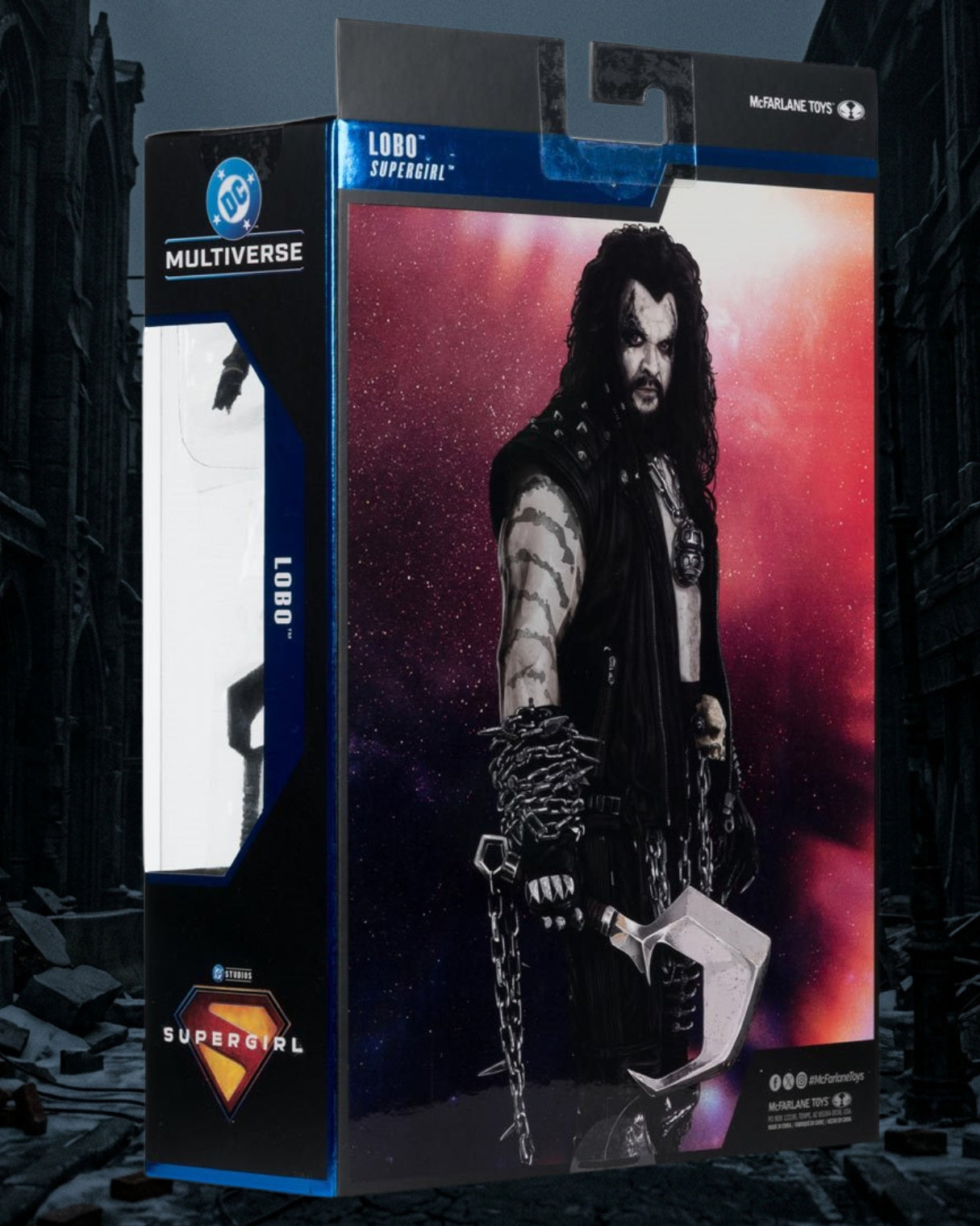 DC Multiverse Deluxe Theatrical Edition Supergirl Movie Lobo 7-Inch Scale Action Figure