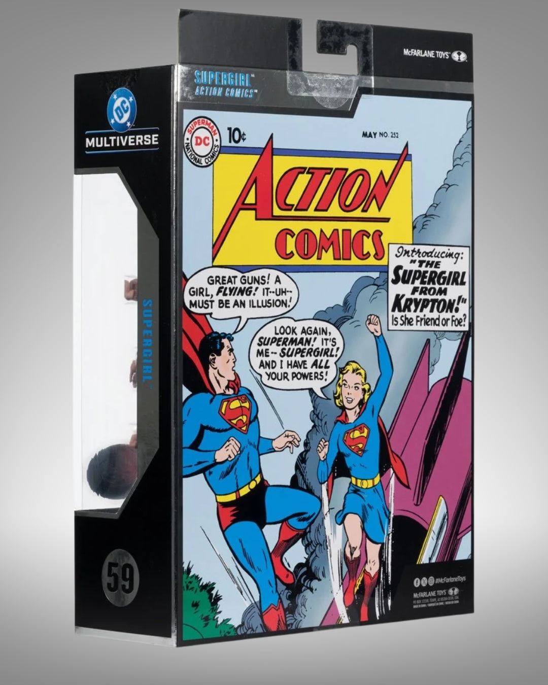 DC Multiverse McFarlane Collector Edition Chase Variant Supergirl Action Comics #59 7-Inch Scale Action Figure