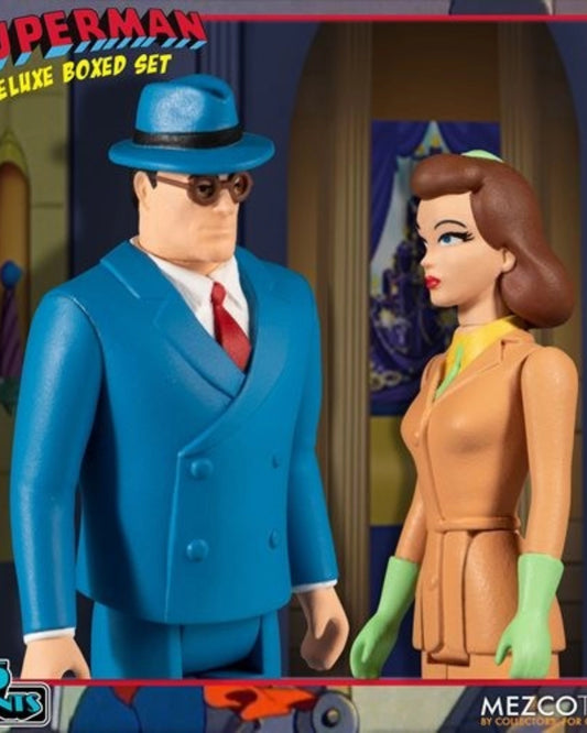Superman (1941): The Mechanical Monsters 5 Points Deluxe Boxed Set by Mezco Toyz Superman Action Figures