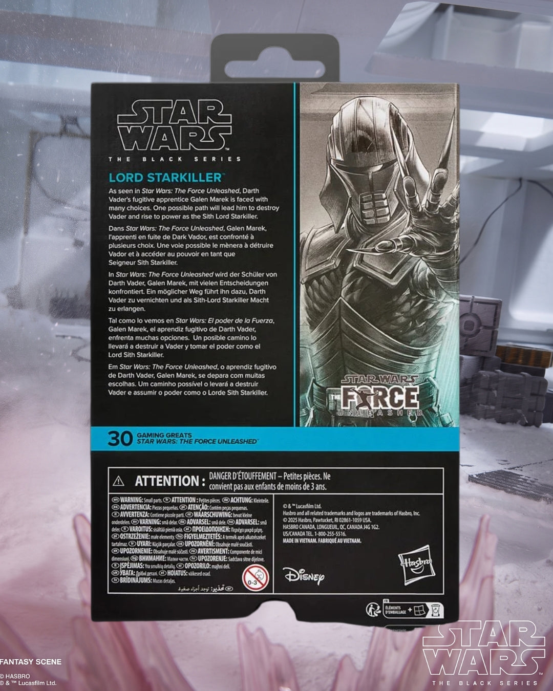 Star Wars The Black Series Gaming Greats – Lord Starkiller Deluxe 6-Inch Action Figure by Hasbro