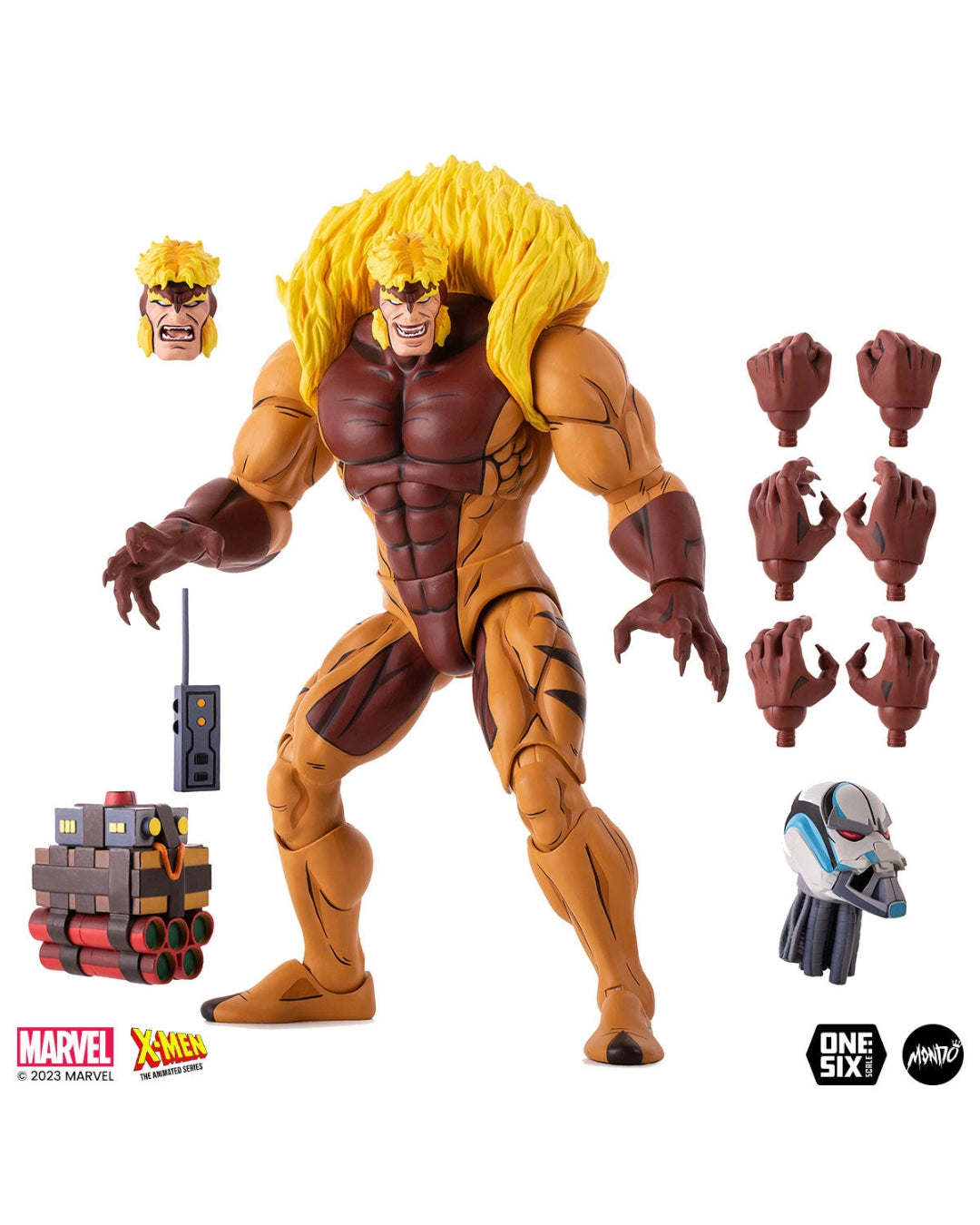 X-Men: The Animated Series - Sabretooth 1/6 Scale Figure By Mondo