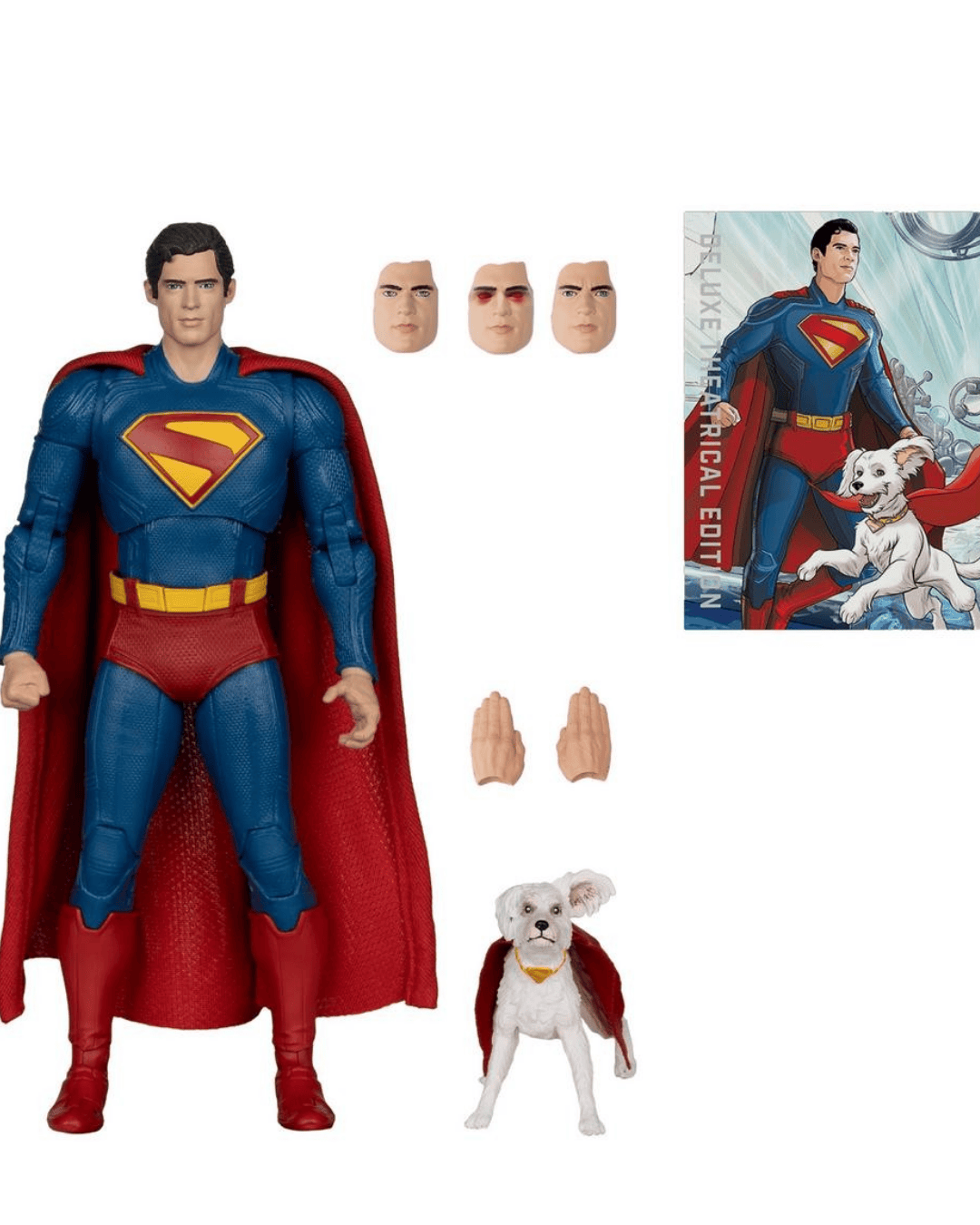 Superman with Krypto Deluxe Edition 7-in Action Figure