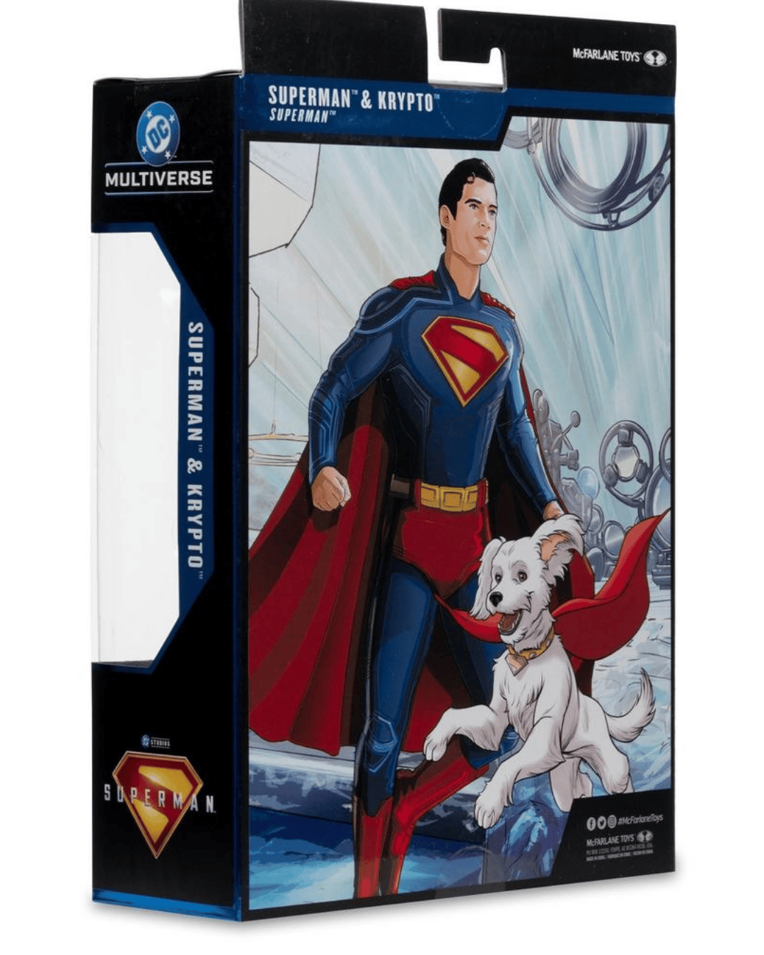 Superman with Krypto Deluxe Edition 7-in Action Figure