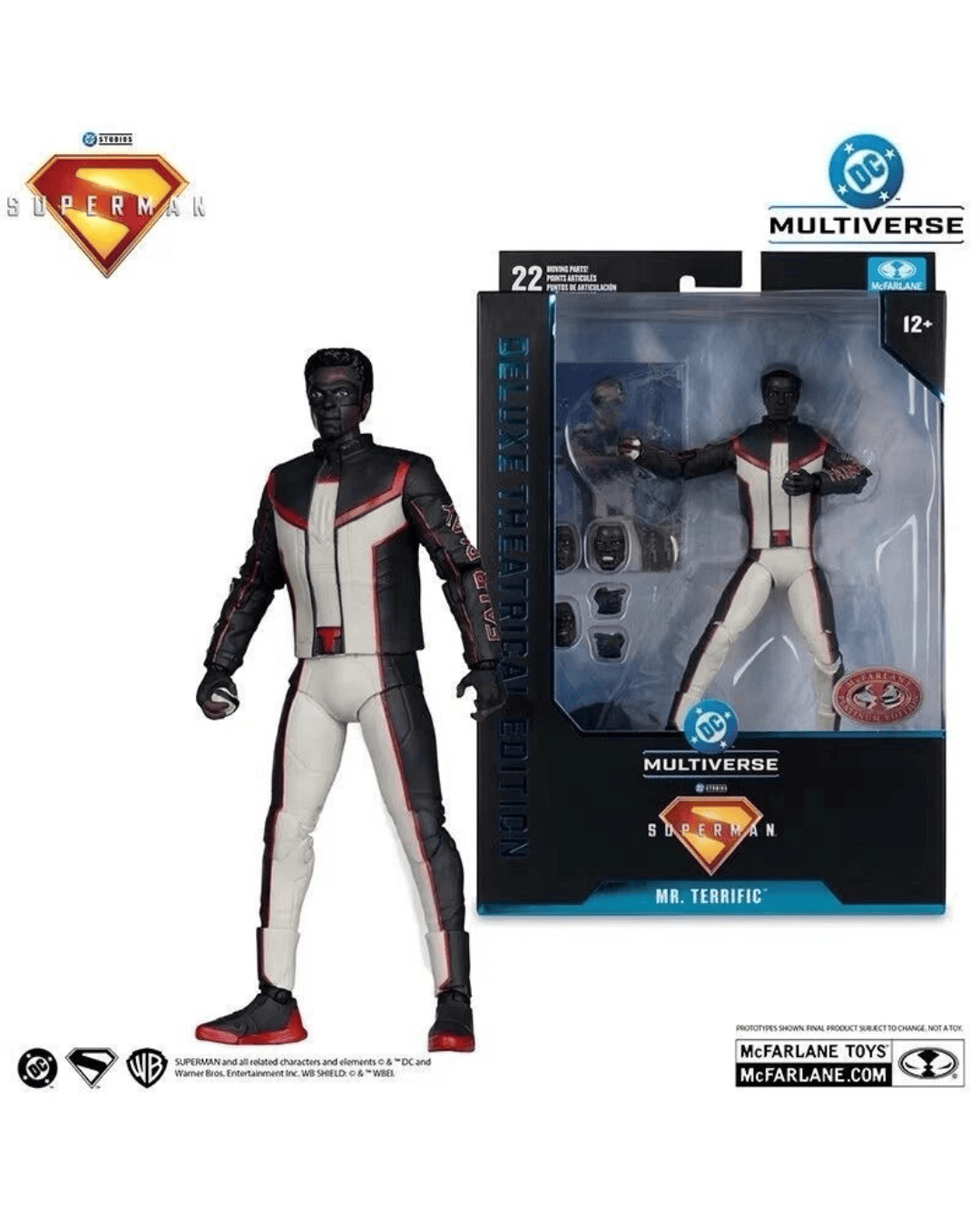 DC Multiverse Superman Movie Mr. Terrific 7-Inch Scale Action Figure McFarlane Toys - Superman Action Figures