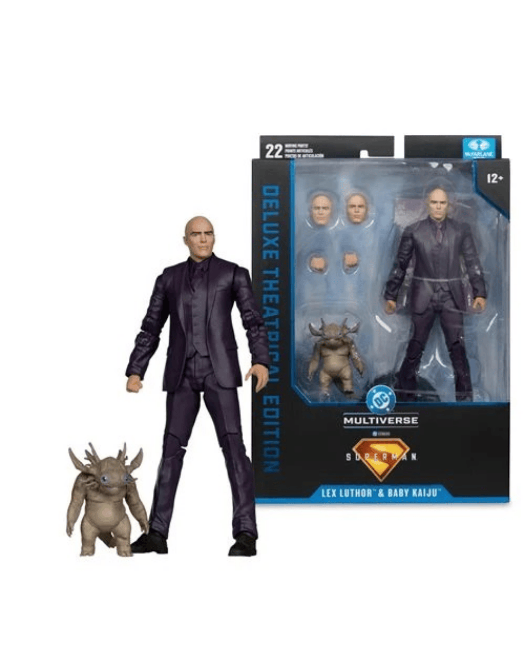 DC Multiverse Superman Movie Lex Luthor and Baby Kaiju 7-inch Scale Action Figure by McFarlane Toys