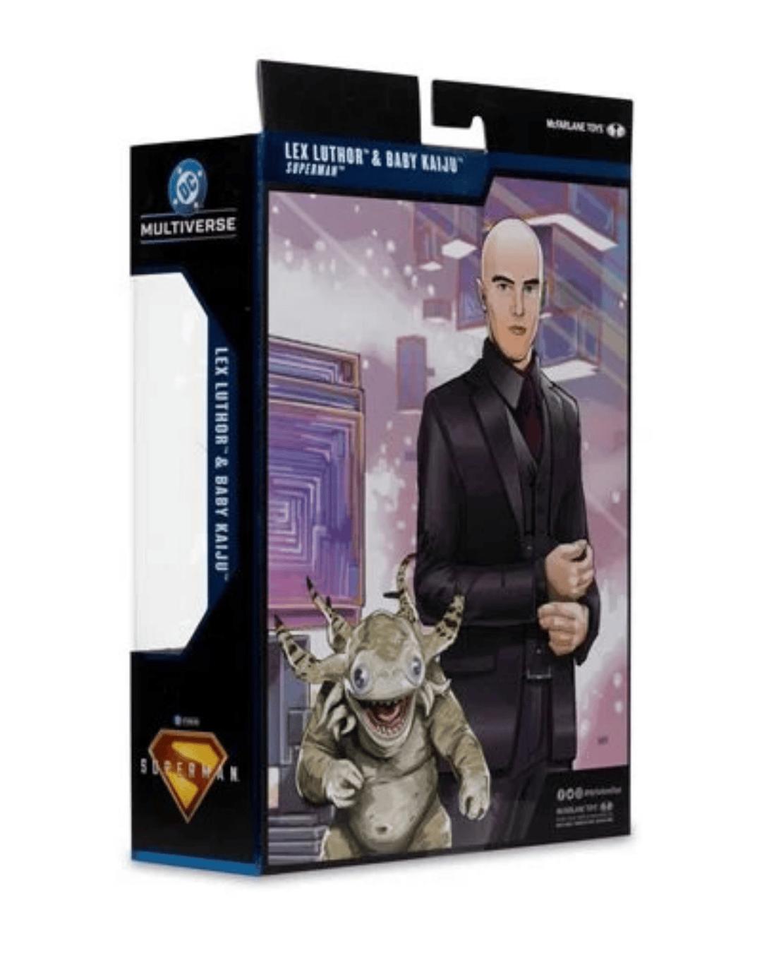 DC Multiverse Superman Movie Lex Luthor and Baby Kaiju 7-inch Scale Action Figure by McFarlane Toys