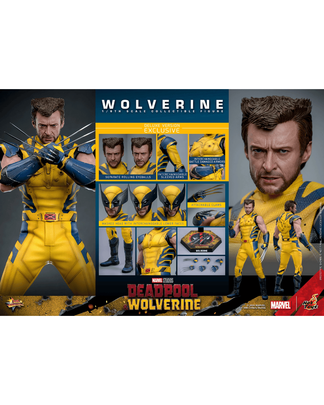 Wolverine (Deluxe Version) Sixth Scale Figure (COMING SOON)