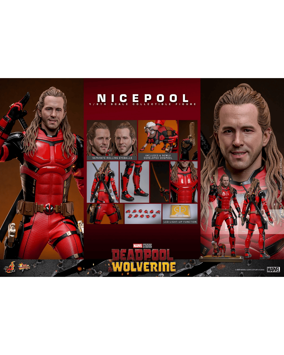Nicepool Sixth Scale Figure By Hot Toys (COMING SOON.)