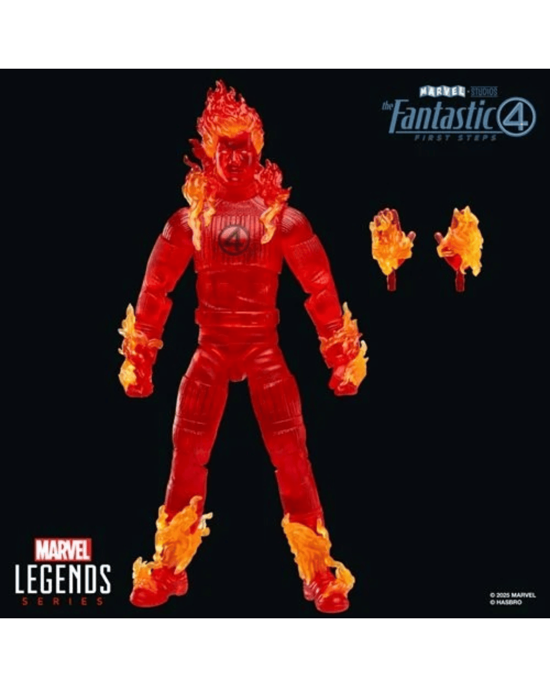 (Limited Stock) The Fantastic Four: First Steps – Human Torch 6-Inch Action Figure