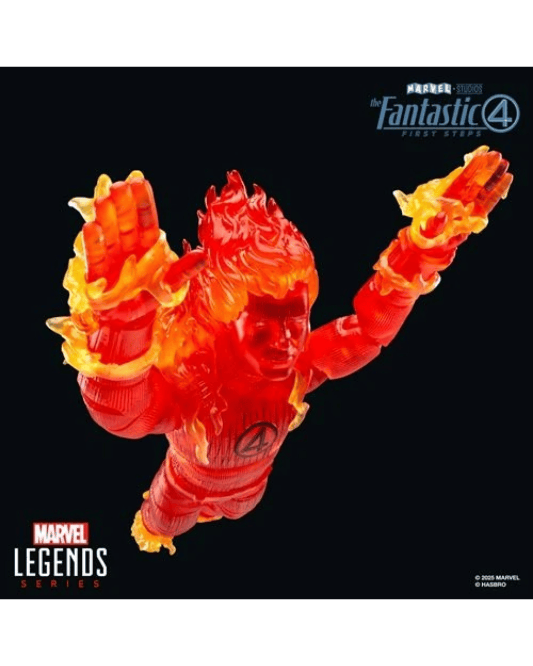 (Limited Stock) The Fantastic Four: First Steps – Human Torch 6-Inch Action Figure