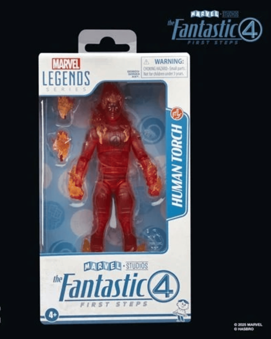 (Limited Stock) The Fantastic Four: First Steps – Human Torch 6-Inch Action Figure