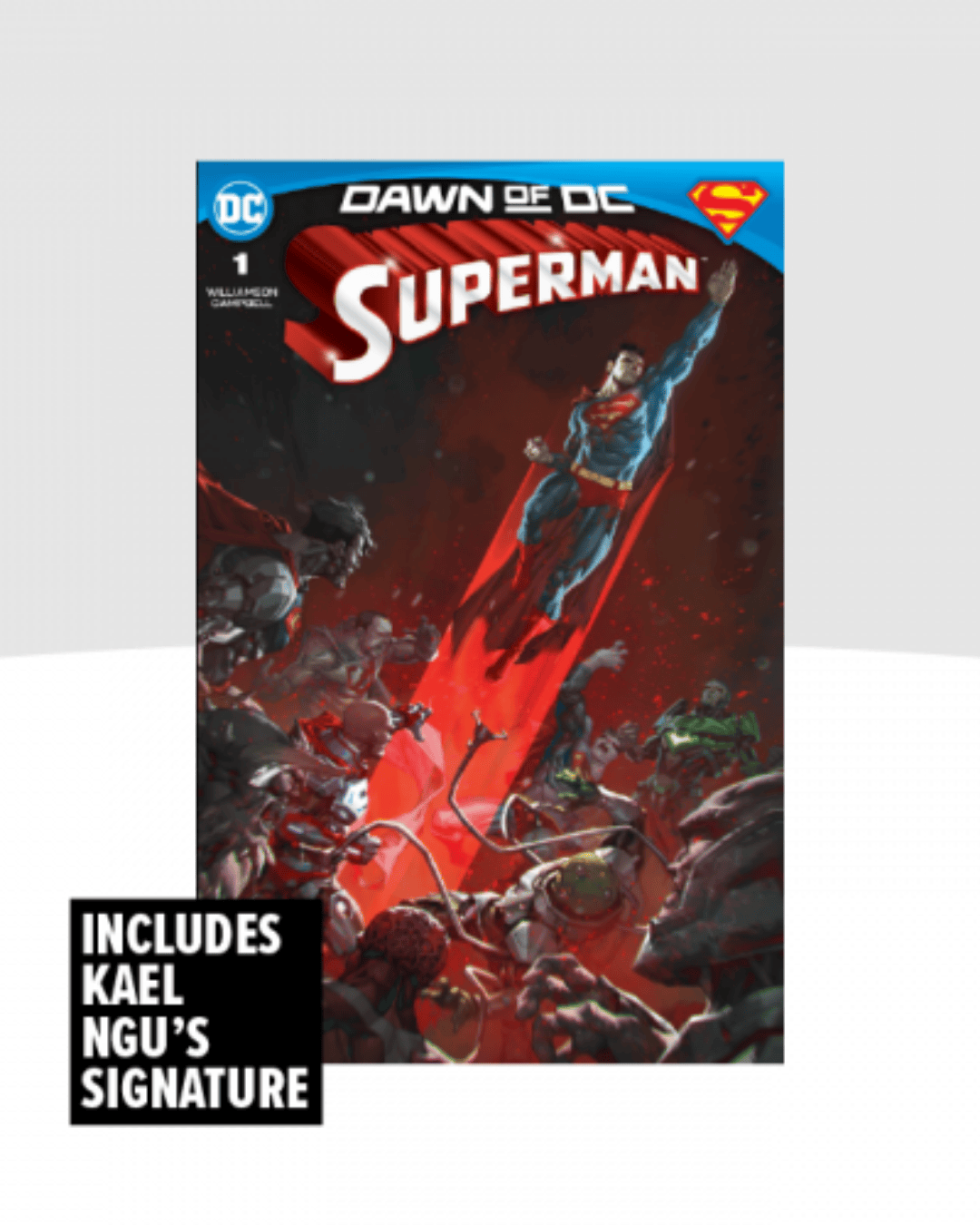 SUPERMAN #1 SIGNED EXCLUSIVE TRADE COVER VARIANT