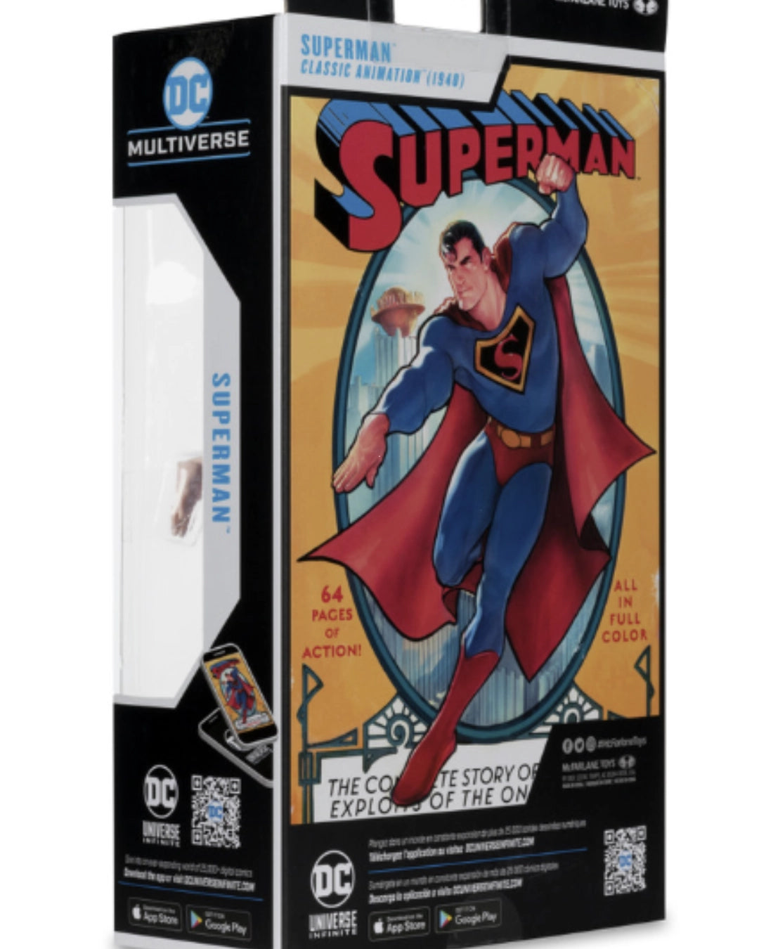 Superman (Classic Animation 1940) 7" Figure by McFarlane Toys