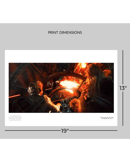 Star Wars Print "Yahooo!"