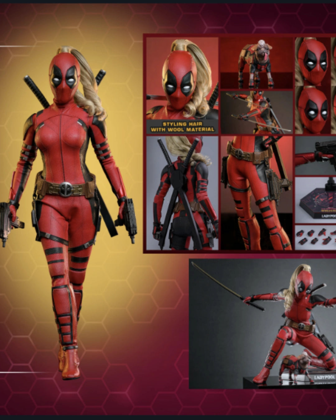LadyPool Sixth Scale Figure by Hot Toys (Ready to ship!)