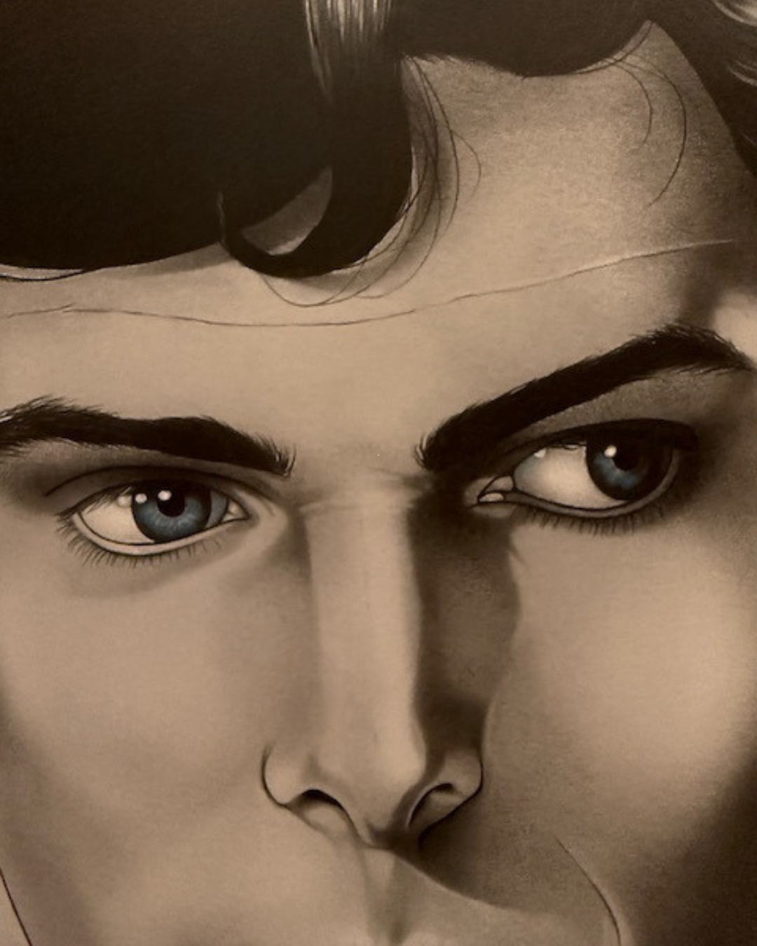 Superman – Christopher Reeve Art Print (Supercon 2014, Signed)