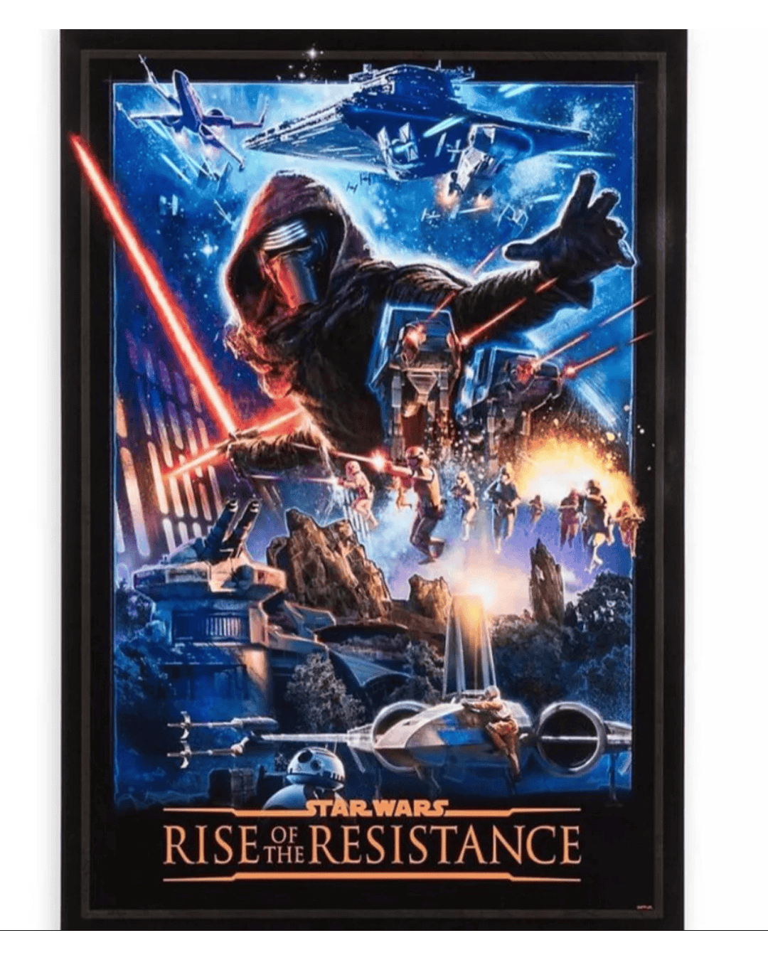 Walt Disney World Parks Star Wars Galaxy's Edge Limited Release Collectible Poster Set