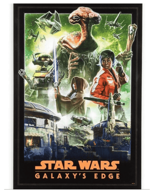 Walt Disney World Parks Star Wars Galaxy's Edge Limited Release Collectible Poster Set