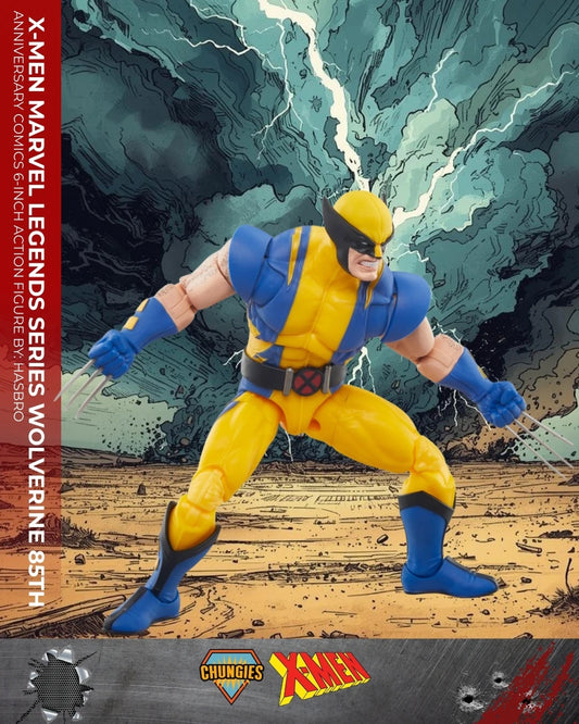 X-Men Marvel Legends Series Wolverine 85th Anniversary Comics 6-Inch Action Figure | Hasbro
