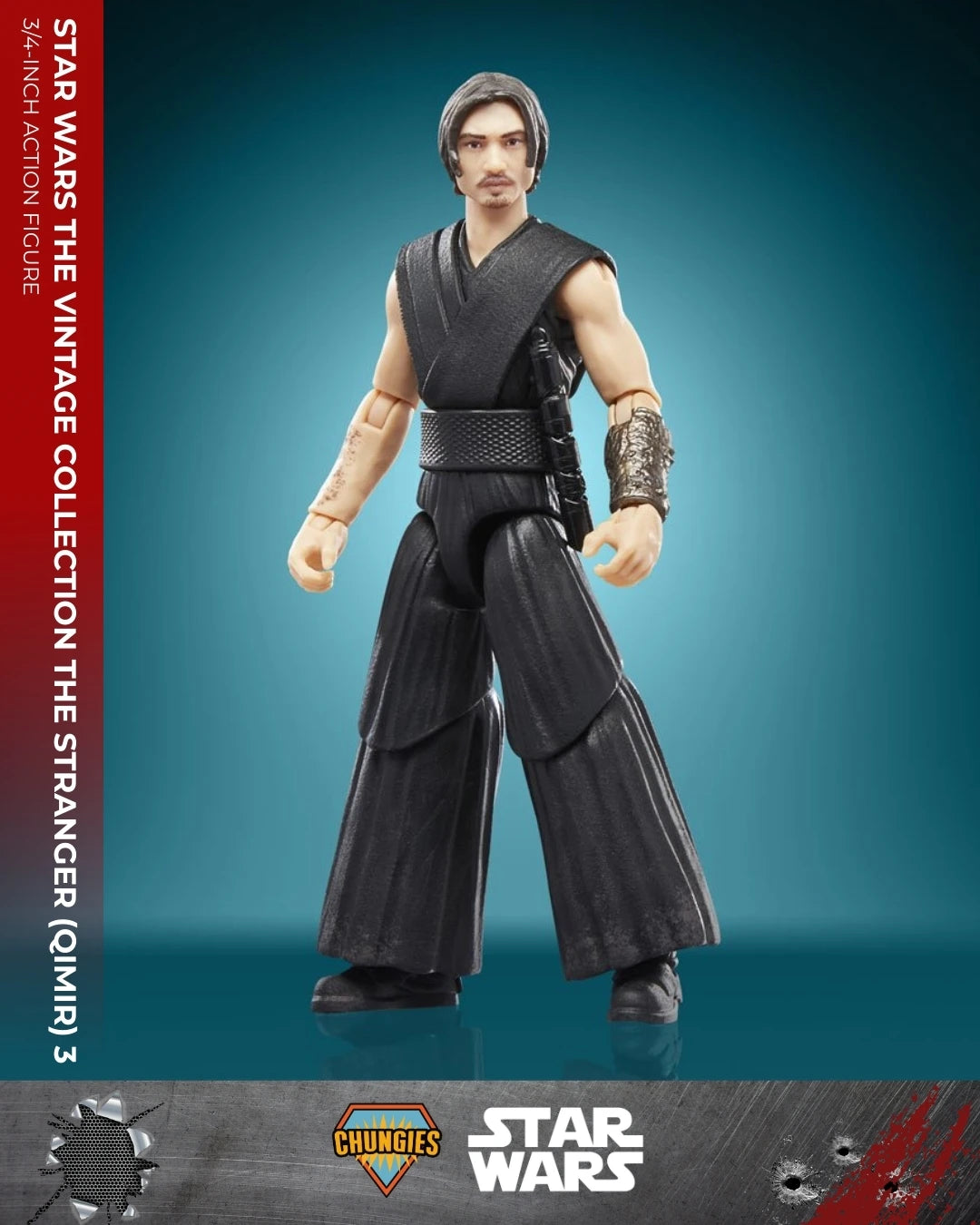 Star Wars The Vintage Collection The Stranger (Qimir) 3 3/4-Inch Action Figure | Hasbro