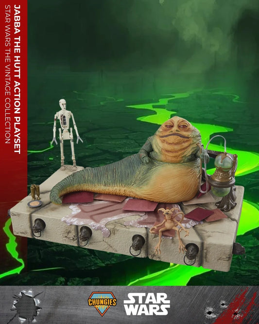 Star Wars The Vintage Collection Jabba the Hutt Action Playset | Hasbro