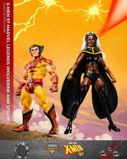 X-Men ’97 Marvel Legends Wolverine and Storm 6-Inch Action Figures | Hasbro