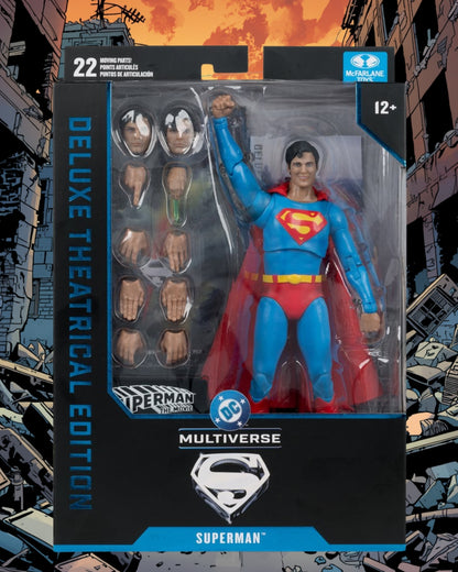 DC Multiverse Deluxe Theatrical Edition Wave 3 Superman (1978) – 7-Inch Scale Action Figure