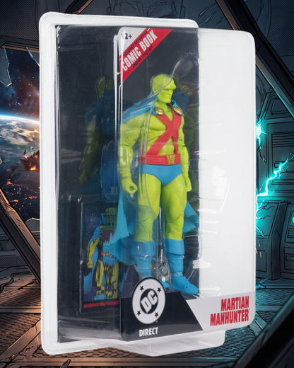 DC Direct Page Punchers Wave 12 Martian Manhunter Justice League #77 7-Inch Scale Action Figure with Comic