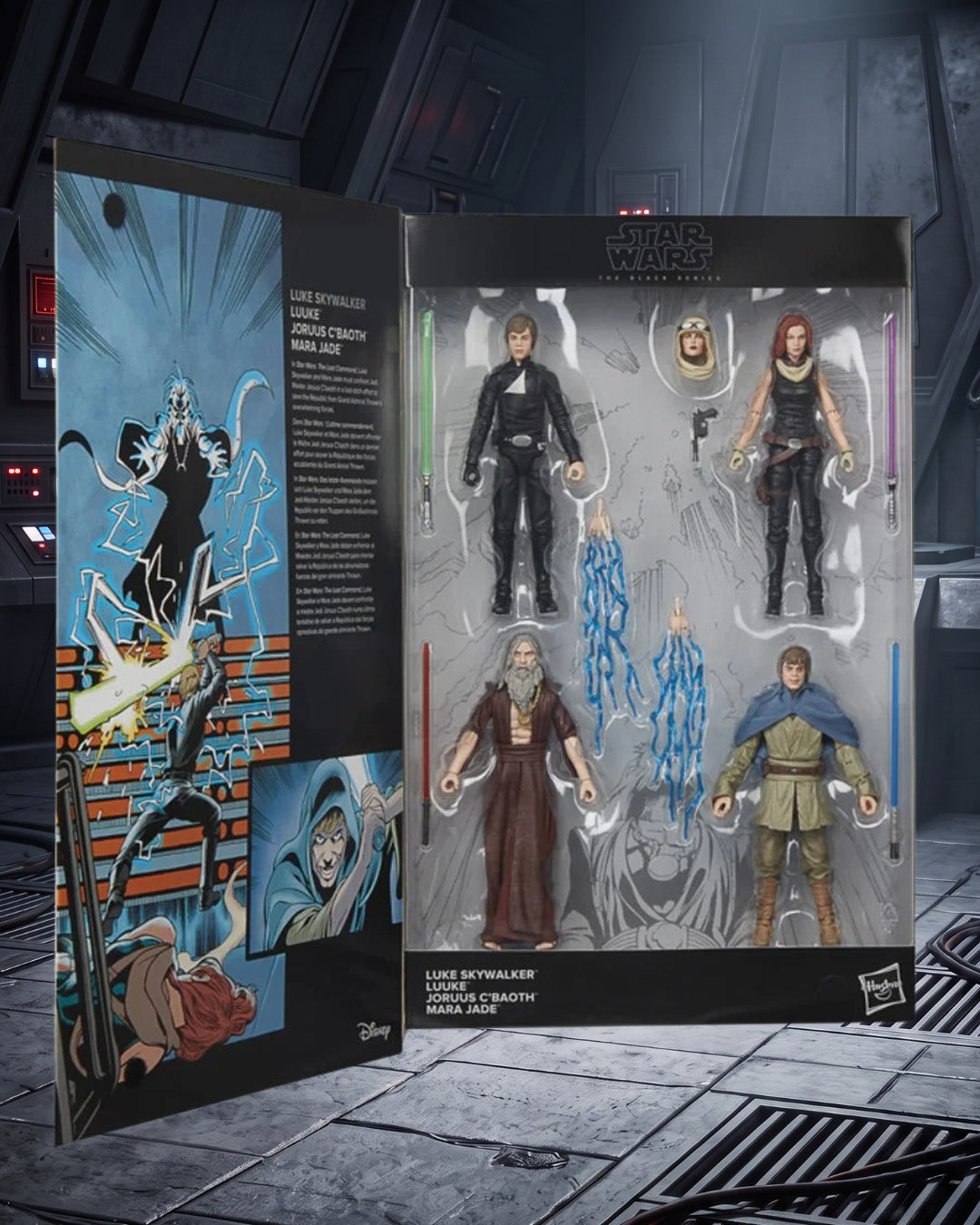 Star Wars The Black Series – The Last Command Luke Skywalker, Luuke, Joruus C'baoth, Mara Jade 6-Inch Action Figures by Hasbro